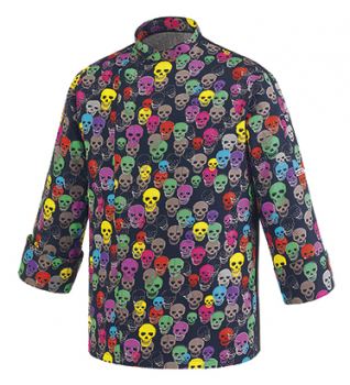 Kochjacke Fantasy Color Skulls